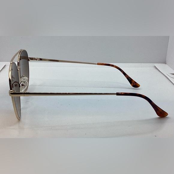 Kenneth Cole Reaction Women’s Aviator Sunglasses KC1386 gold trim - Picture 2 of 7